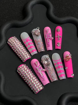 NO.354 Amourwa custom handmade nails
