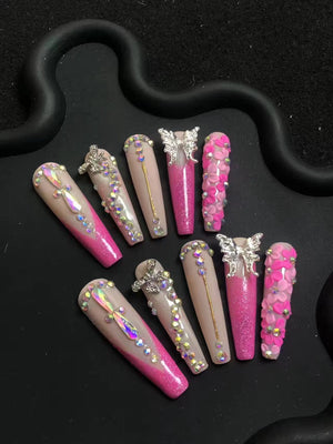 NO.346 Amourwa custom handmade nails