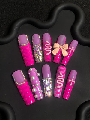 NO.353 Amourwa custom handmade nails
