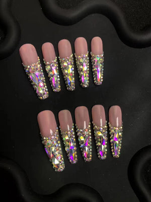 NO.351 Amourwa custom handmade nails