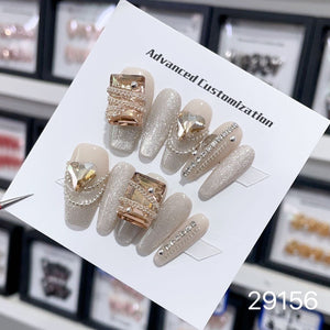 NO.251Amourwa custom handmade nails