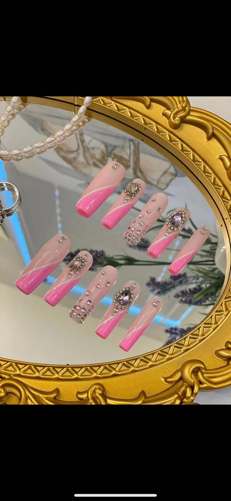 NO.342 Amourwa custom handmade nails