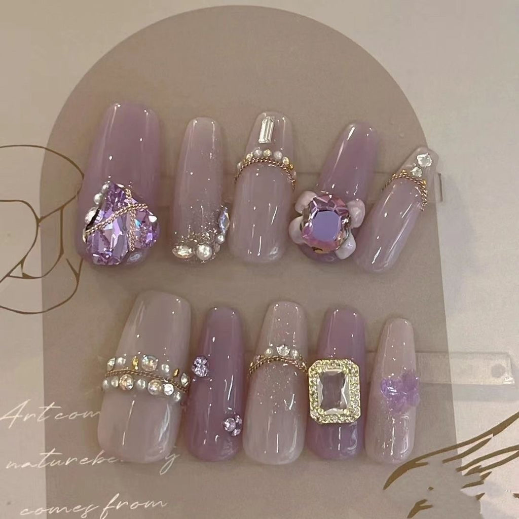 NO.296 Amourwa custom handmade nails