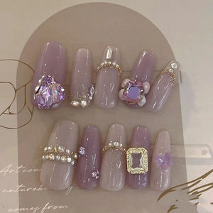 NO.296 Amourwa custom handmade nails