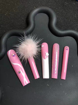 NO.338 Amourwa custom handmade nails