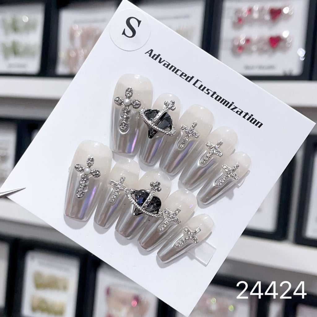 NO.257 Amourwa custom handmade nails