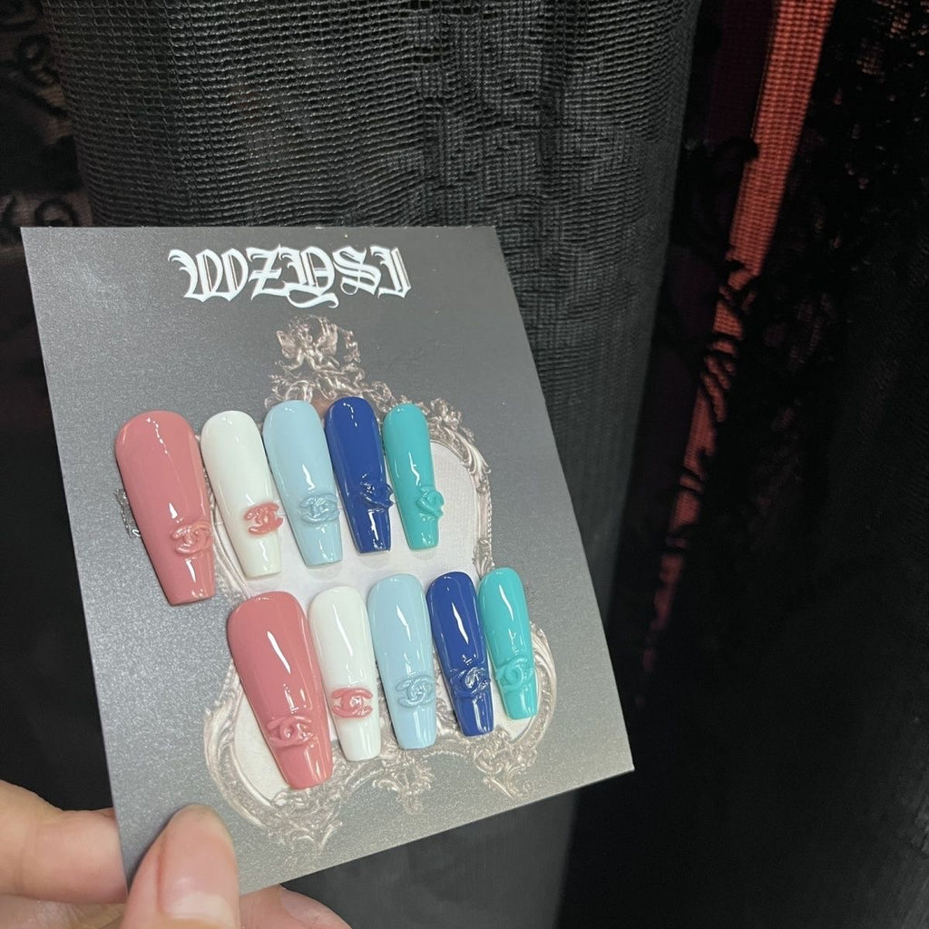 NO.229 Amourwa custom handmade nails