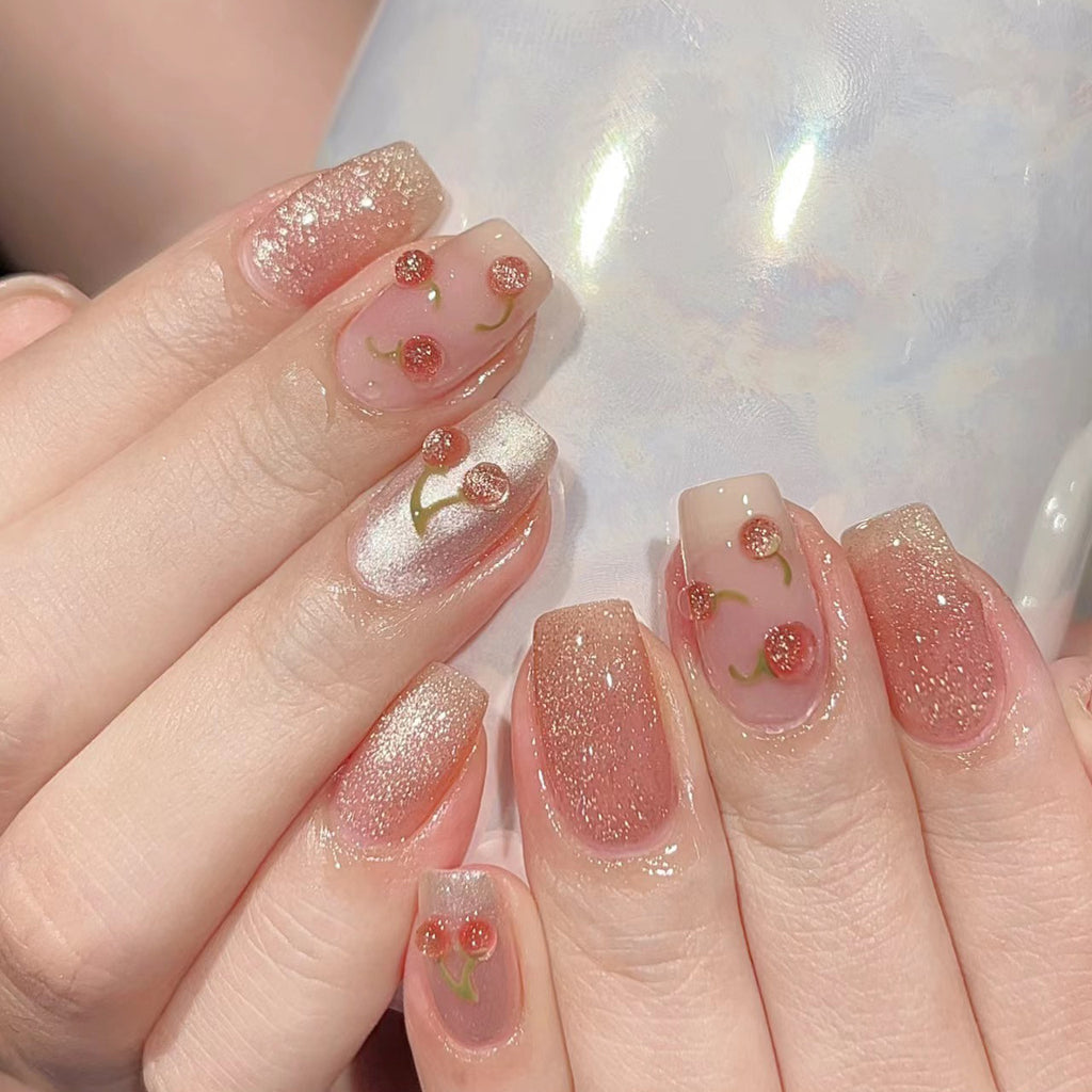 NO.215 Amourwa custom cartoon handmade nails