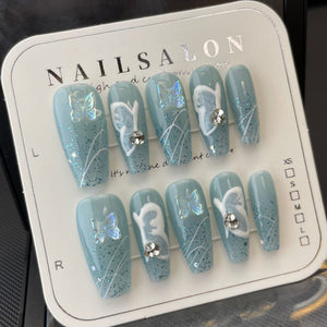 NO.246Amourwa custom handmade nails