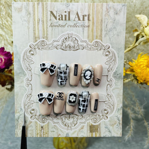 NO.201Amourwa custom handmade nails