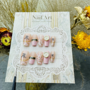 NO.198 Amourwa custom handmade nails