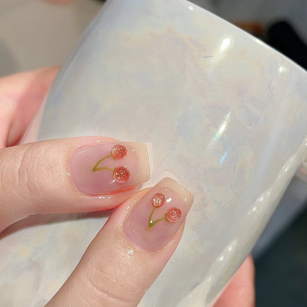 NO.215 Amourwa custom cartoon handmade nails