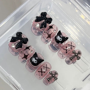 NO.220 Amourwa custom cartoon handmade nails