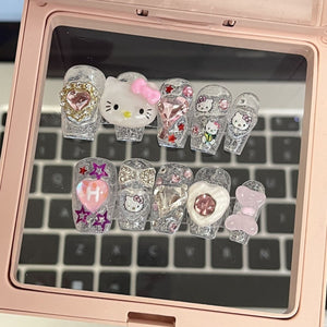 NO.228 Amourwa custom cartoon handmade nails