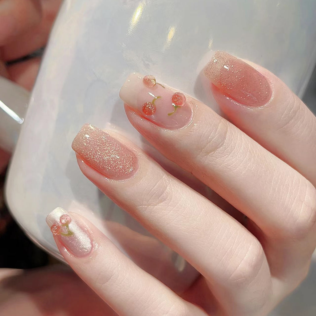 NO.215 Amourwa custom cartoon handmade nails