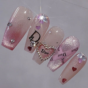 NO.194 Amourwa custom handmade Dior nails