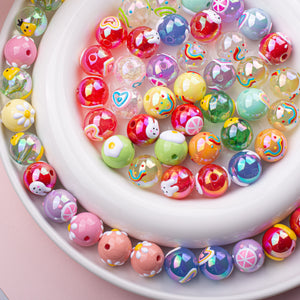 Laser Resin Beads diy Charms