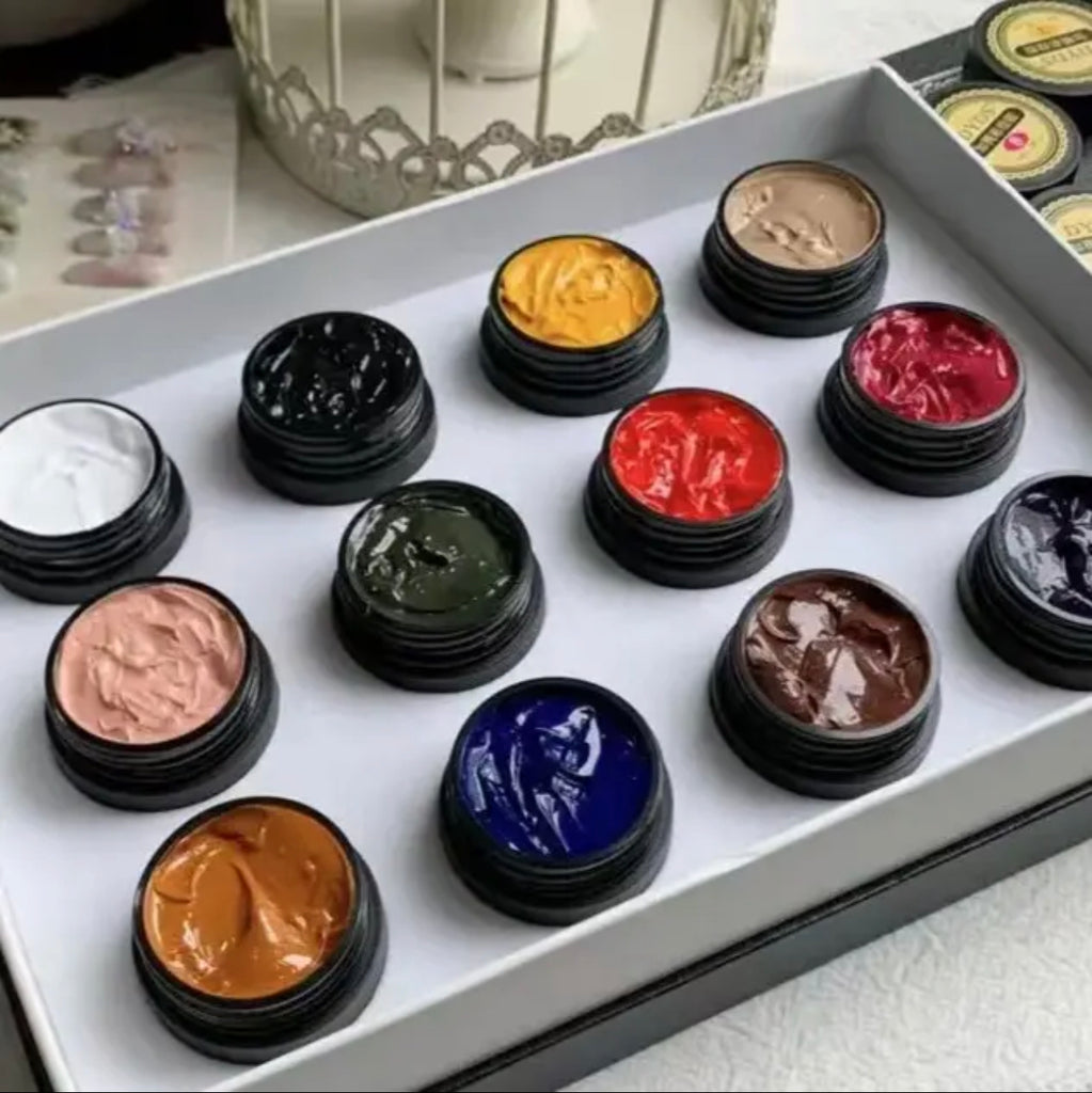 Wholesale Super Thick Gel Painting for Nail Art Kit - 12 Colors Fall Gel Nail Polish