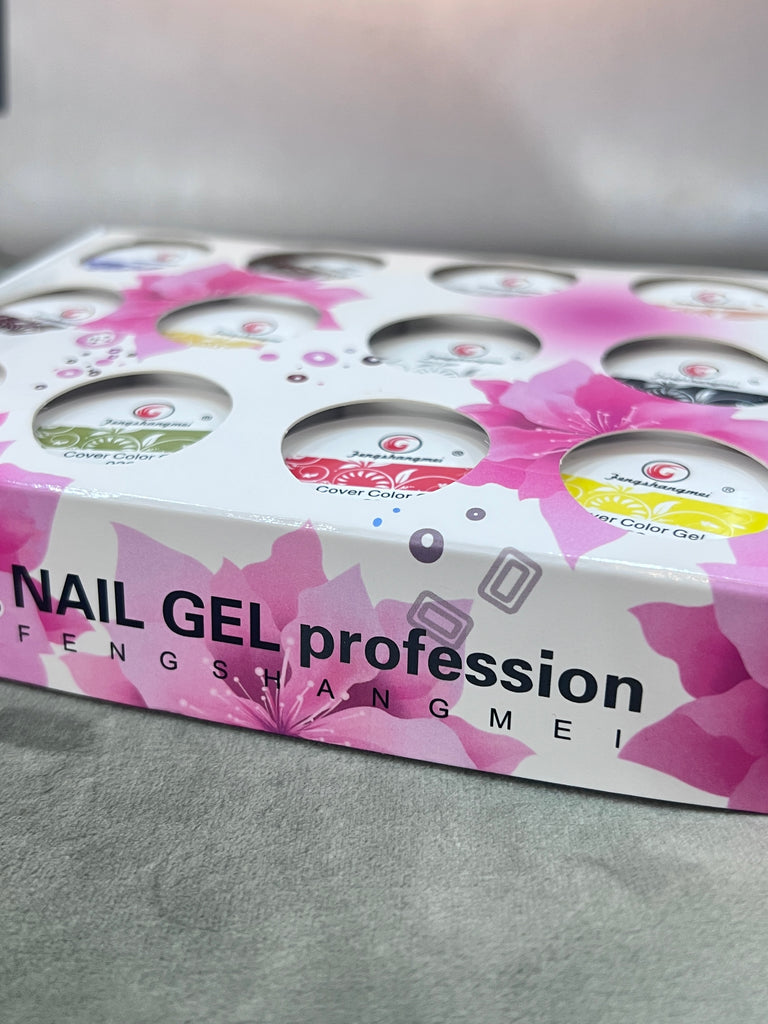 Wholesale Super Thick Gel Painting for Nail Art Kit - 12 Colors Fall Gel Nail Polish