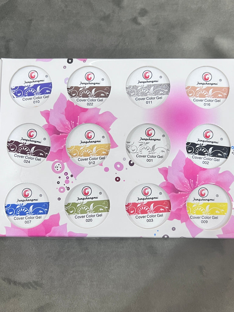 Wholesale Super Thick Gel Painting for Nail Art Kit - 12 Colors Fall Gel Nail Polish