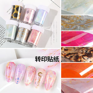 Foils nail charms
