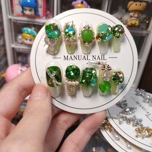 NO.125Amourwa custom Handmade Nails