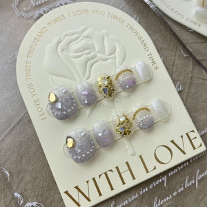 NO.164 Amourwa custom handmade nails