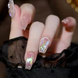 NO.114 Amourwa customNail Reusable Press on Nails