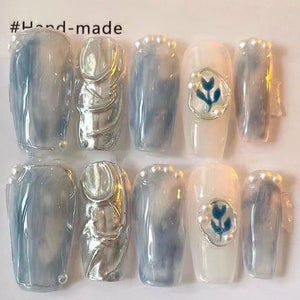 NO.134 Amourwa custom Handmade Nails