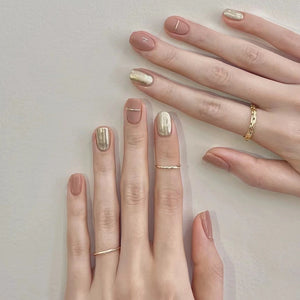 NO.107Amourwa custom Resuable Press on nails