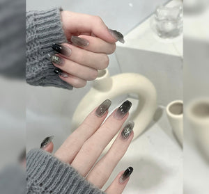 NO.117Amourwa customNail Reusable Press on Nails