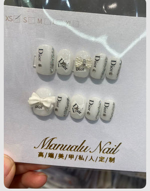 NO.154 Amourwa custom Handmade Nails