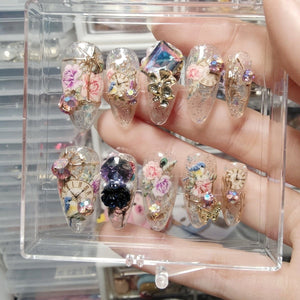 NO.130 Amourwa custom Handmade Nails