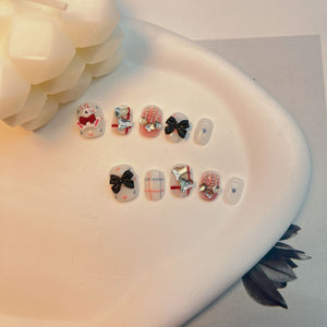 NO.141 Amourwa custom Handmade Nails