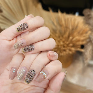 NO.109Amourwa custom Nail Resuable Press On Nails