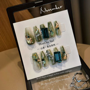 NO.122 Amourwa custom Handmade Nails