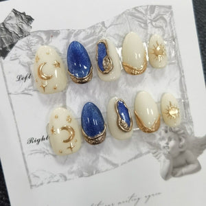 NO.131 Amourwa custom Handmade Nails