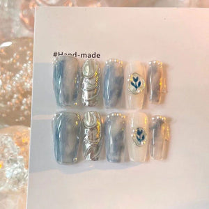 NO.134 Amourwa custom Handmade Nails