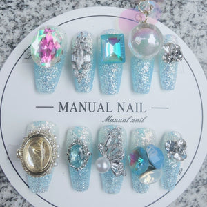 NO.131 Amourwa custom Handmade Nails