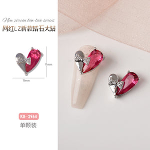 Crystal diy nail charms