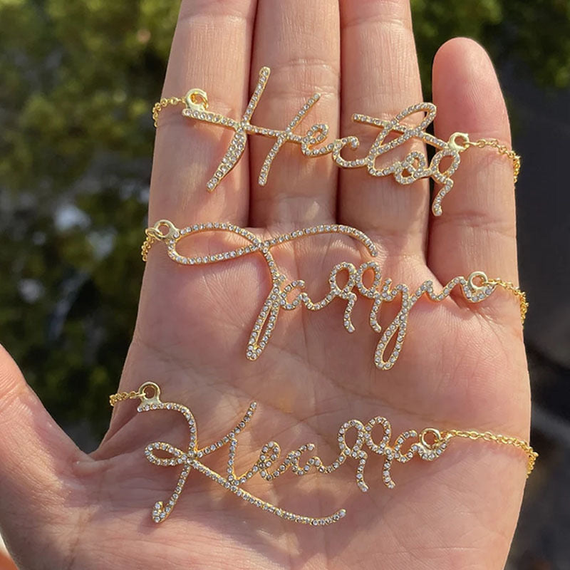 Personalized Jewelry Custom Logo Chain Pendant Tarnished Free