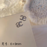 Luxury Designer Inspired Logo Nail Charms（4pcs/set） | Full Diamond Zircon 3D Nail Art Accessories & Jewelry