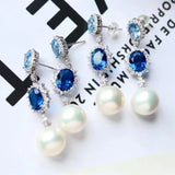Sterling Silver Pearl Ring Earrings Jewelry Diy Charms