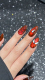 NO.471 Handmade Spiderman Custom Press On Nails Marvel Superhero Nail Art Red ｜Amourwa