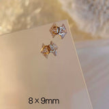 Luxury Designer Inspired Logo Nail Charms（4pcs/set） | Full Diamond Zircon 3D Nail Art Accessories & Jewelry