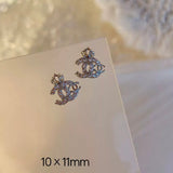 Luxury Designer Inspired Logo Nail Charms（4pcs/set） | Full Diamond Zircon 3D Nail Art Accessories & Jewelry