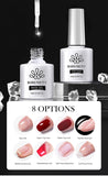 BORN PRETTY Gel Nail Polish Base & Top Coat - Rubber Base, Matte Top & Primer (10ml)