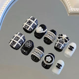 NO.417 Amourwa Personalized Press-On Nails For Every Occasion Wedding Parties & More Luxury Nail Art Worldwide Shipping