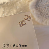 Luxury Designer Inspired Logo Nail Charms（4pcs/set） | Full Diamond Zircon 3D Nail Art Accessories & Jewelry