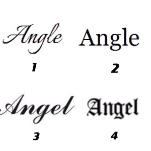 Amourwa Sterling Silver Personalized Zircon Name Necklace - Custom Engraved Jewelry for Women/Men Unique Gift Idea for Her Gold & Silver Nameplate Necklace with Free Engraving